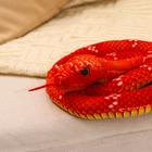 Мягкая игрушка «Змея», 80 см, цвет терракотовый - фото 4643650