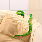 Мягкая игрушка «Змея», 80 см, цвет зелёный - фото 4643666