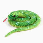 Мягкая игрушка «Змея», 80 см, цвет зелёный - фото 4643668