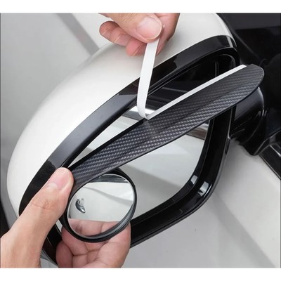 Козырек на зеркало заднего вида, универсальный, под карбон, набор 2 шт.