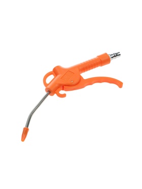 Продувочный пистолет, посадочное 11 мм, носик 10 см, оранжевый