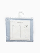 Простыня 2 спальная «Этель» 220×235 см, голубая, сатин 220ТС, хлопок 100% 10624056