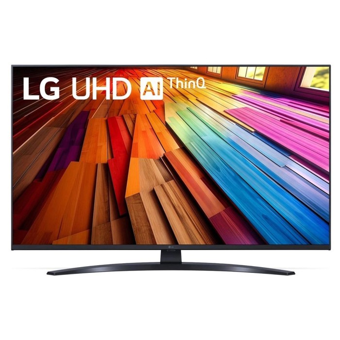 Телевизор LED LG 43" 43UT81006LA.ARUB черный 4K Ultra HD 60Hz DVB-T DVB-T2 DVB-C DVB-S2 USB   106694 - Фото 1
