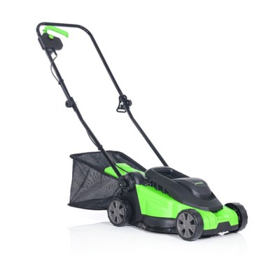 Газонокосилка электрическая Greenworks GD 1200LM32, 1200 Вт, 33 см, 30 л, 3500 об/мин