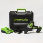 Дрель-шуруповерт аккумуляторная Greenworks GD24DD60K2, 24 В, 1800 об/мин, 60 Нм, БЗП 13мм - Фото 3