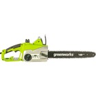 Пила цепная электрическая Greenworks GCS2046, 2 кВт, шина 45 см, паз 1.3 мм, 63 зв - Фото 3