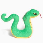 Мягкая игрушка «Змейка» на брелоке, 16 см, цвет зелёный - Фото 3