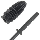 Ёршик для бутылочек и сосок Крошка Я силиконовый, 32.5 см, серый - Фото 7