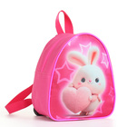 Рюкзак детский на молнии, цвет розовый - фото 321815757
