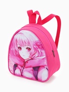 Рюкзак детский «Выбражулька», на молнии, размер 21×9×23 см, розовый - Фото 3