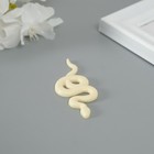 Молд силикон "Змея гладкая" 0,3х6х2,5 см - фото 4633788