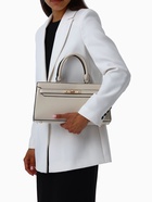 Сумка женская тоут TEXTURA на молнии, 34×8×18 см, однотонная, молочная - Фото 14