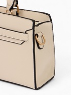 Сумка женская тоут TEXTURA на молнии, 34×8×18 см, однотонная, молочная - Фото 5