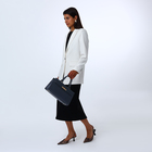 Сумка женская на молнии TEXTURA, средний размер, цвет серый - фото 25367563