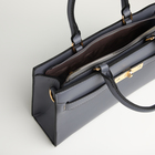 Сумка женская на молнии TEXTURA, средний размер, цвет серый - фото 25287049