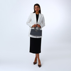 Сумка женская на молнии TEXTURA, средний размер, цвет серый - фото 25367562