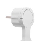 Вилка плоская, за шкаф, 16А, с з/к, 220 В, белая - фото 25567921