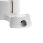 Вилка плоская, за шкаф, 16А, с з/к, 220 В, белая - фото 25567922