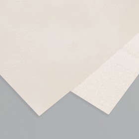 Лист для творчества иск.кожа "Масло. Матовый" белый лист 33х20 см толщина 0,74 мм