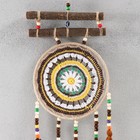 Ловец снов амулет «Вязаные круги», тёплые цвета, 20×55 см - Фото 2