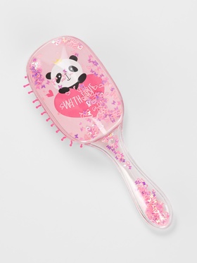 Расчёска массажная, широкая, 6×18(±1) см, розовая