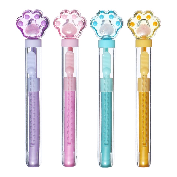 Ластик фигурный выдвижной «Лапка», МИКС - Фото 1