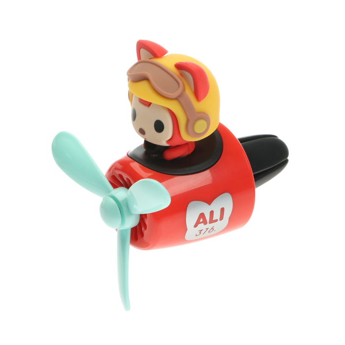 Ароматизатор в воздуховод, Котик пилот, 2 аромата, красный - Фото 1