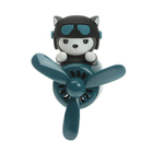 Ароматизатор в воздуховод, Котик пилот, 2 аромата, зеленый, пластик - Фото 2