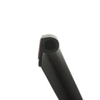 Уплотнитель двери в автомобиль, q-образный, самоклеящийся, 5 м, черный - Фото 5