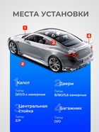 Уплотнитель двери в автомобиль, О-образный, 10×10 мм, самоклеящийся, 5 м, черный - Фото 4