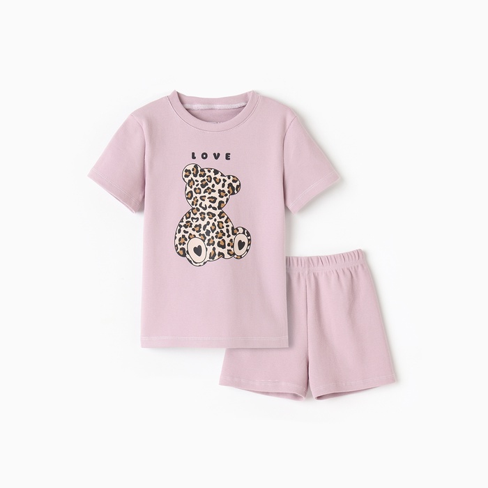 

Пижама детская KAFTAN Love р.32 (110-116), лиловый