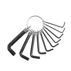 Набор ключей шестигранных на кольце ТУНДРА, 1.5 - 10 мм, 10 шт. - фото 8406324