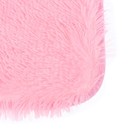 Коврик прямоугольный «Пушистик», 40×60 см, цвет розовый - Фото 2