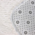 Коврик для ванной прямоугольный Доляна «Пушистик», 49×79 см, цвет белый - Фото 6