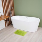 Коврик для ванной прямоугольный Доляна «Пушистик», 40×60 см, цвет зелёный - Фото 9