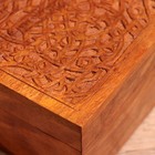 Шкатулка резная, 10×10×6 см, дерево шишам - Фото 6