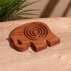 Головоломка-лабиринт «Слон», 13×10 см, дерево шишам - Фото 2