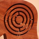 Головоломка-лабиринт «Слон», 13×10 см, дерево шишам - Фото 4