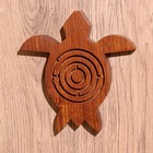 Головоломка-лабиринт «Черепашка», 15×15 см, дерево шишам - Фото 2