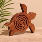 Головоломка-лабиринт «Черепашка», 15×15 см, дерево шишам - Фото 4