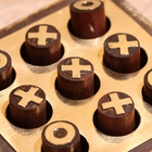 Игра настольная «Крестики-нолики», 10×10 см, дерево шишам, латунь - Фото 4