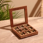 Игра настольная «Крестики-нолики», 13×13 см, манговое дерево, латунь - Фото 5