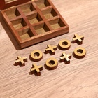 Игра настольная «Крестики-нолики», 13×13 см, манговое дерево, латунь - Фото 7