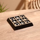 Игра настольная «Крестики-нолики», 13×13 см, манговое дерево, сталь - Фото 1