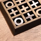 Игра настольная «Крестики-нолики», 13×13 см, манговое дерево, сталь - Фото 3