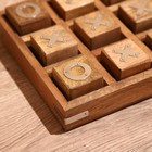 Игра настольная «Крестики-нолики», 17×17 см, манговое дерево, сталь - Фото 5