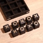 Игра настольная «Крестики-нолики», 17×17 см, манговое дерево, сталь - Фото 4