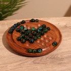 Игра настольная «Солитер», 19×19 см, дерево шишам - Фото 1