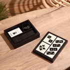 Игра настольная 3 в 1, домино, кубики, карты, полирезин, МДФ - Фото 4