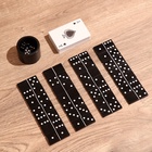 Игра настольная 3 в 1, домино, кубики, карты, полирезин, МДФ - Фото 6